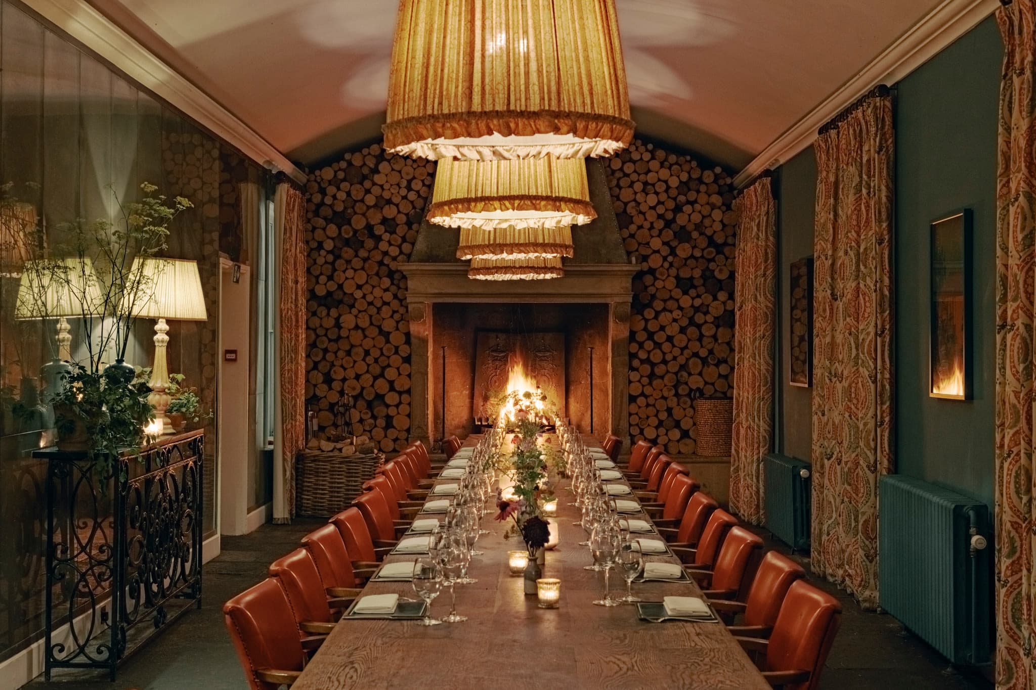 Private party space before transformation