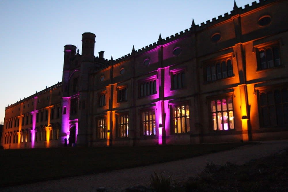 LED architectural uplighting for venues