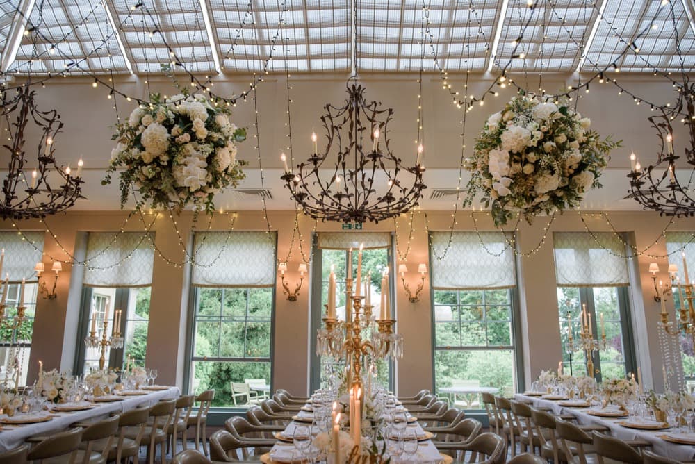 Orangery canopy by day at Babington House