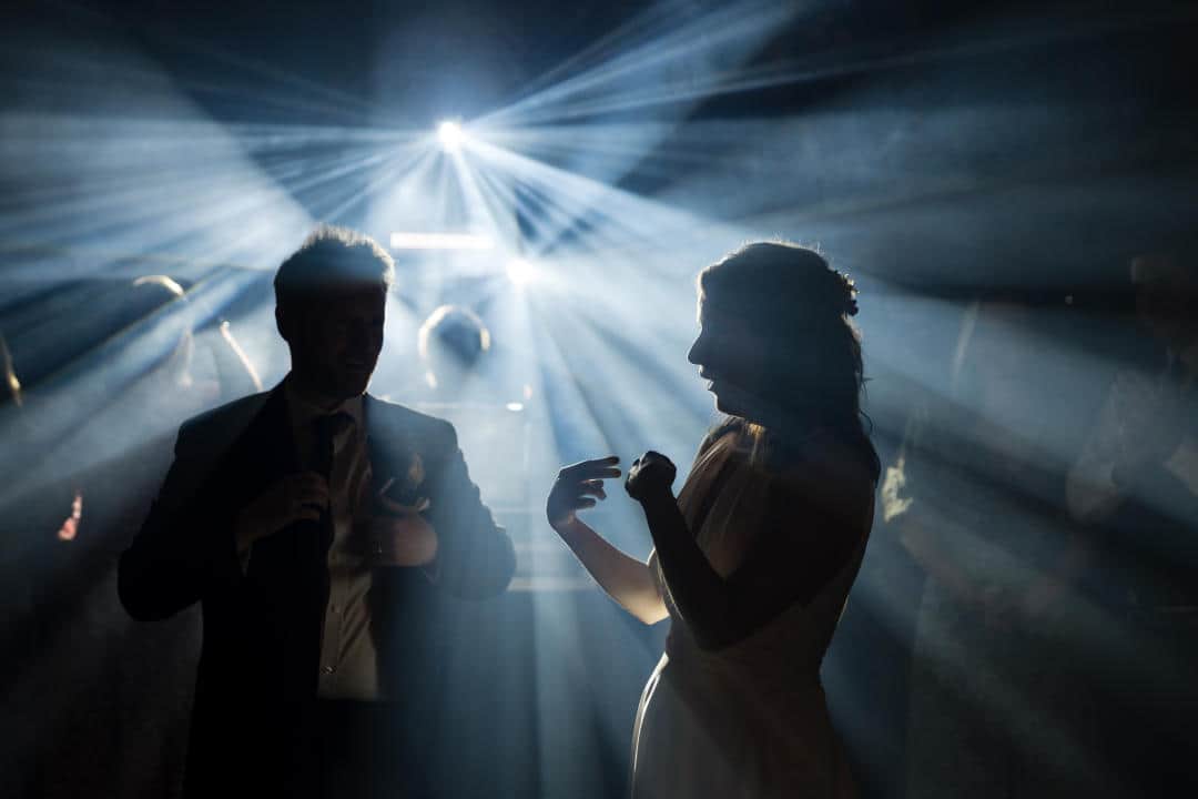 Rosedew Farm wedding with elegant lighting design and professional wedding entertainment creating a beautiful celebration atmosphere