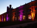 Ashton Court Mansion with exterior LED lighting