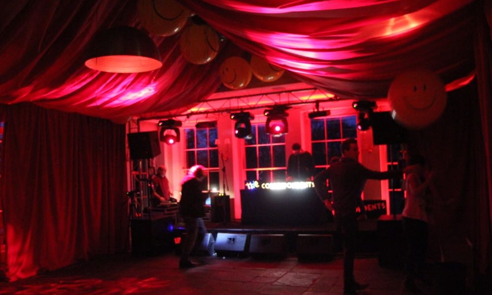 Festival Themed Party at Babington House in Somerset Image of the Orangery at Babington House.
